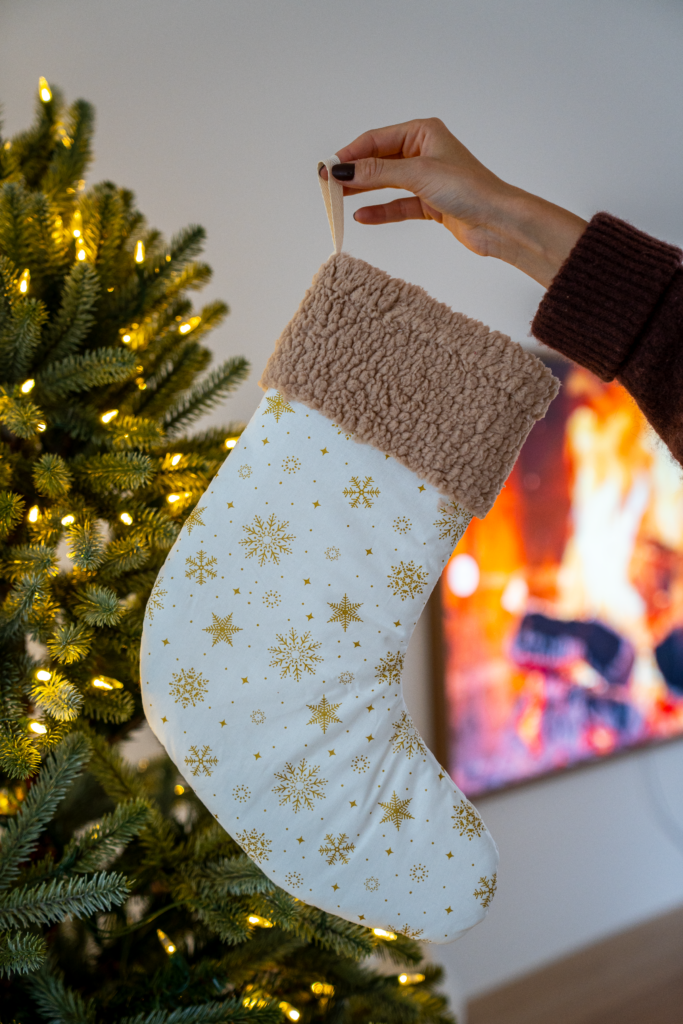 Chaussettes Femme Labonal - Flocons De Noël En Coton - 1 Paire - Style Hiver Festif