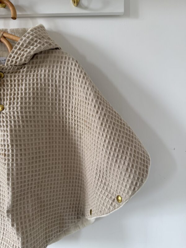 Poncho de jour demi-saison nid d'abeille – Image 3